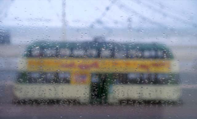 Blackpool  -   Tram in the Rain