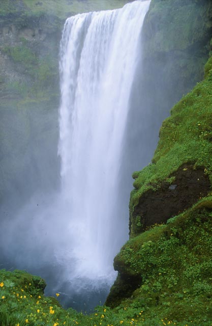 Photograph by Peter Stubbs  -  Icelandic Waterfall