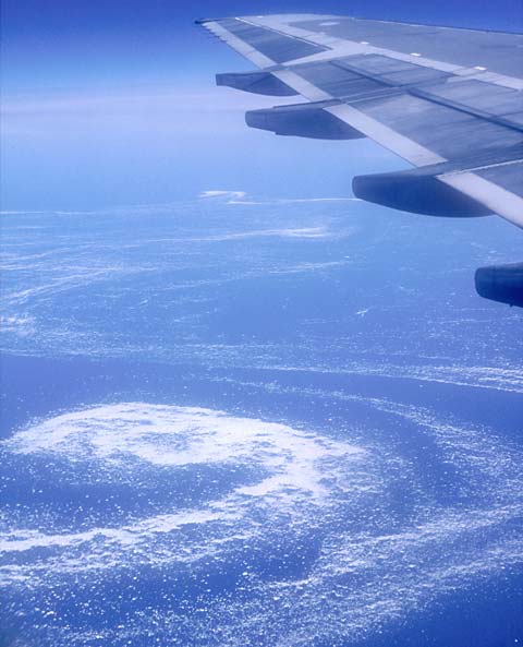 Atlantic Ocean from the sky