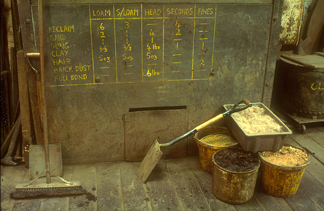 Whitechapel Bell Foundry  -  Ingredients for the Mould