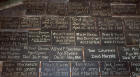 Whitechapel Bell Foundry  -  Plaques to Former Workers  -  In the Rafters of Whitechapel Bell Works