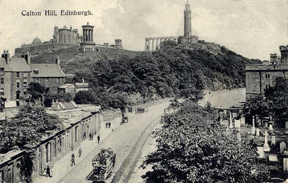 Postcard from an unidentified publisher  -  Calton Hill