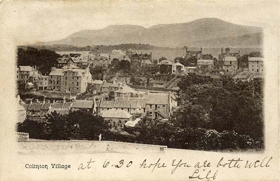 Postcard by unidentified publisher  -  Colinton Village