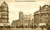 Postcard by an unidentified publisher  -  Princes Street, West End