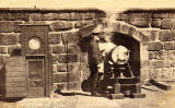 Postcard  -  One o' Clock Gun at Edinburgh Castle