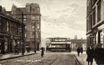 Postcard  -  Publisher unidentified  -  Ferry Road, Tram Crossing