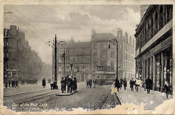 Leith Walk  -  'Foot of the Walk' at Leith