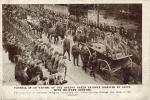 Postcard by an unknown publisher  -  Funeral Procession through the streets of Leith for 100 victims of the Gretna Green Railway Disaster