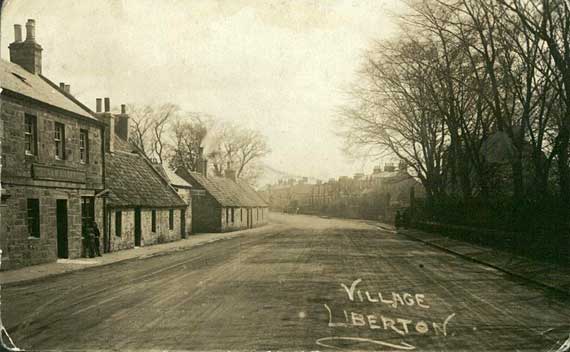 Postcard by unidentified publisher  -  Liberton village