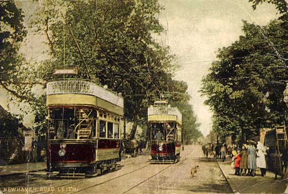 Trams in Newhaven Road