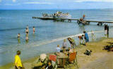 Postcard - The Skylark - sailing boat at Portobello