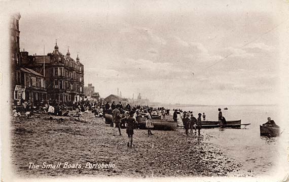 Postcard  -  The Small Boats, Portobello