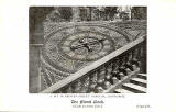 Postcard by an unidentified publisher  -  Floral Clock in Princes Street Gardens  -  1904