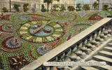 Postcard from an unidentified publisher  -  Floral Clock in Princes Street Gardens, Edinburgh  -  Which year?