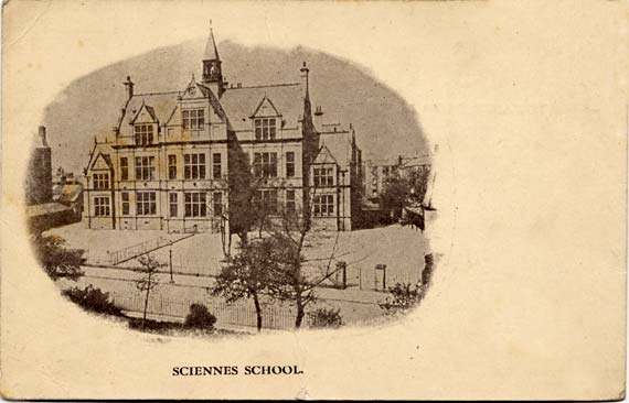 Postcard by an unidentified publisher  -  Sciennes School,  Edinburgh