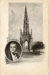 Around Edinburgh  -  The Scott Monument and Sir Walter Scott