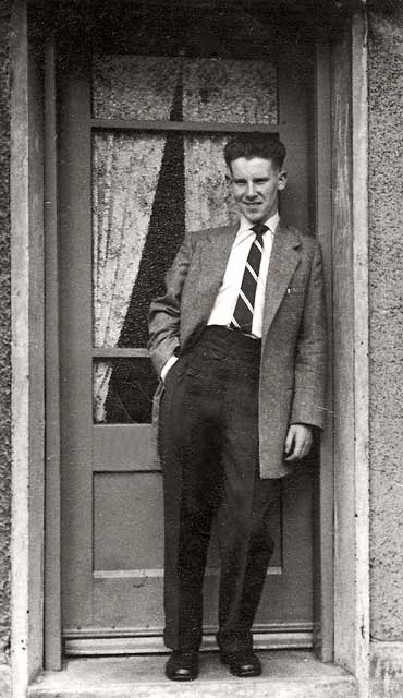 Bob Henderson at 41 Burdiehouse Avenue, aged 16