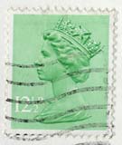 Queen Elizabeth II stamp  -  12.5p