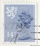 Queen Elizabeth II  -  Scottish stamp  -  14p