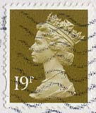 Queen Elizabeth II stamp  -  19p