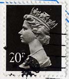 Queen Elizabeth II stamp  -  20p