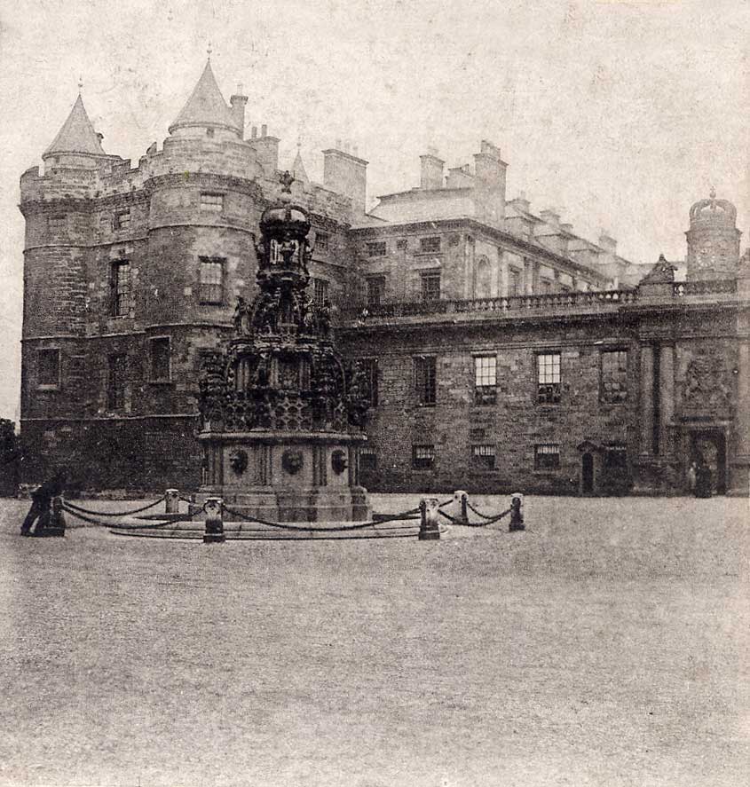 Stereo view in Albemable series  -  Holyrood Palace