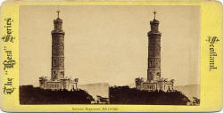 Stereoscopic Views  - The "Best" Series  -  Nelson's Monument on Calton Hill