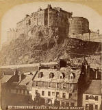 Enlargement of a A Stereo View by C Bierstadt of Princes Street looking east from the Scott Monument