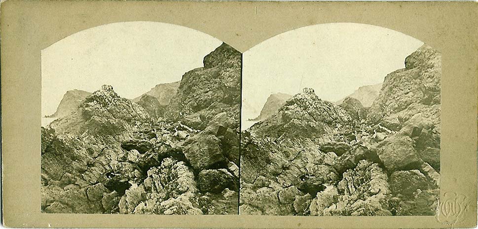 Stereoview of Inchkeith by Archibald Burns