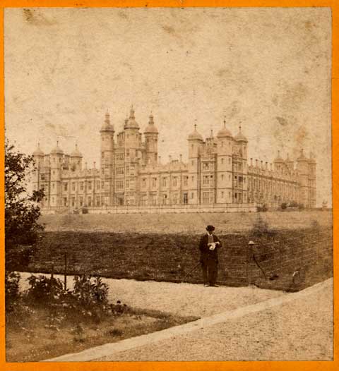 Enlargement of a Stereo View of Donaldson's Hospital, Edinburgh - by Andrew Duthie, Glasgow