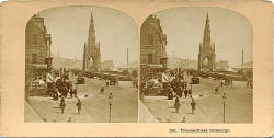 Stereo view by Kilburn Brothers  -  Princes Street