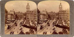 Underwood & Underwood  -  Stereo View looking to the east along Princes Street towards Calton Hill