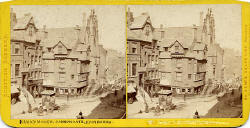 Stereoscopic View by Valentine  -  John Knox House in the Royal Mile