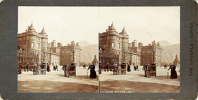 Stereoscopic Views  -  The Waverley Series  -  The Scott Monument