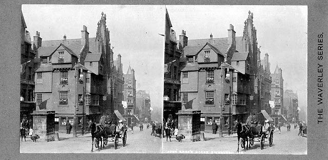 Stereoscopic Views  -  The Waverley Series  -  John Knox House