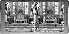Stereoscopic Views  -  The Waverley Series  -  St Mary's Cathedral, The Altar