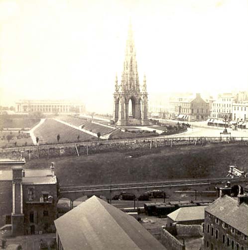 Enlargement of a stereo view by G W Wilson  -  An instantaneous view of 'Royal Albert' in the Firth of Forth