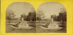 Stereo view by an unidentified photographer  -  Holyrood Abbey  -  Queen Mary's Dial