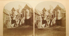 Stereo Photos  -  Unidentified Photographer  -  White Horse Close