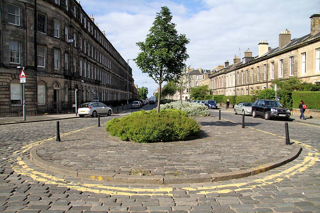 East Claremont Street  -  loking NE from Broughton Street -  June 2010