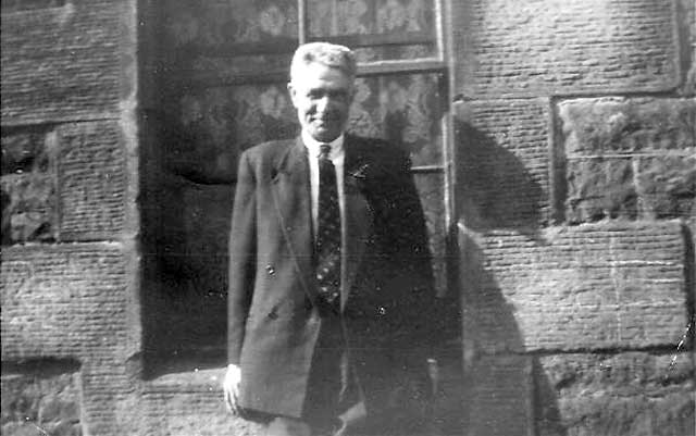 Joe Shaw in East Thomas Street, near Easter Road, Edinburgh