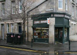 Hutton's Shoe Repair Shop, 11 Elgin Terrace on the corner of Edina Street