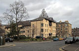 Eyre Place  -  Looking towards the site of the old Canonmills House, now demolished