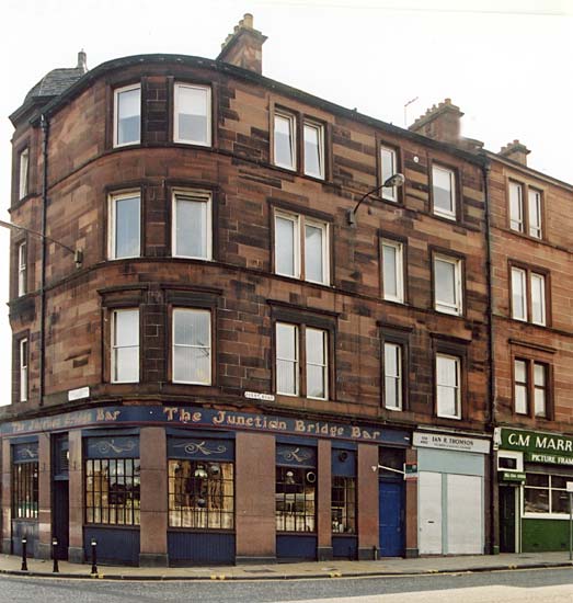 The corner of Ferry Road and Junction Bridge, part of Great Junction Street, Leith