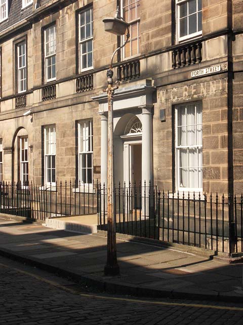 Lamp Posts in Forth Street, Broughton, Edinburgh