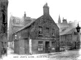 JCJ Kirk's Hairdressing Rooms, Green Jenny's Close, Giles Street, Leith  -  Demolished 1914