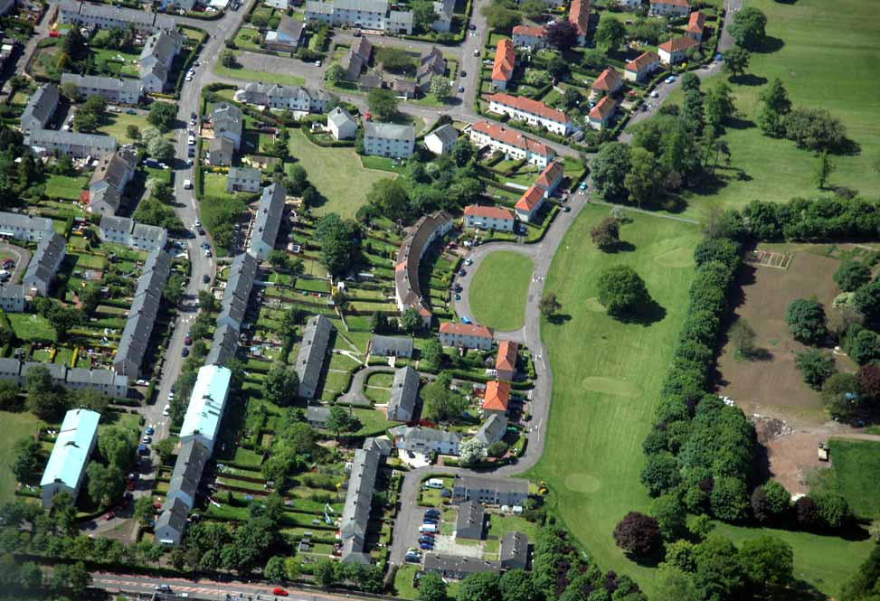 View from Inch Park to Glenallan Drive