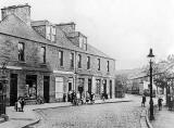 Bridge Place at the western end of Glenogle Road.  Glenogle Road leads from Stockbridgge to Canonmills   -  Photo taken early--1900s
