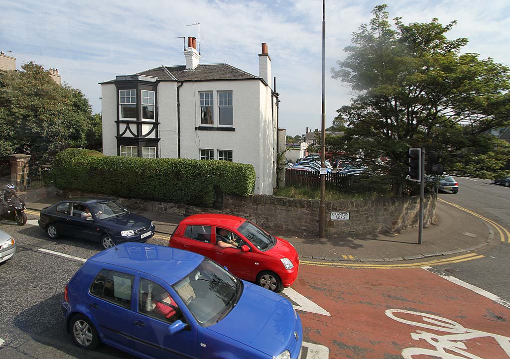 The corner of Ferry Road and Granton Road -  September 2010