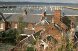 View from Granton Road, looking across Lower Granton Road to Granton Harbur